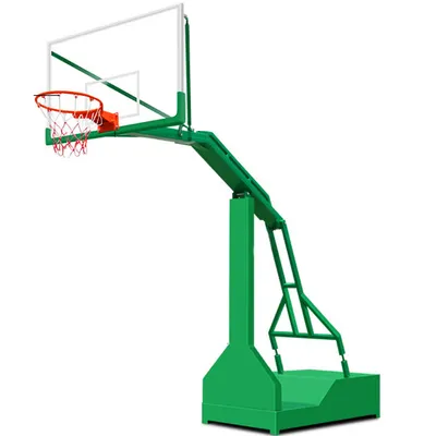 Tempered Glass Basketball Stand Mobile for Outdoor Indoor