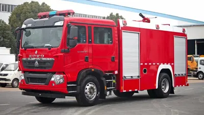 Robust Large Fire Truck Designed for Serious Firefighting Needs