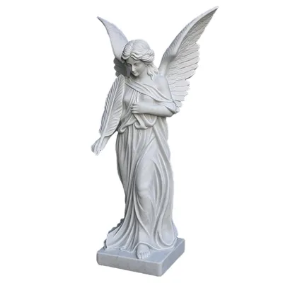 Guangxi White Marble Angel Statue