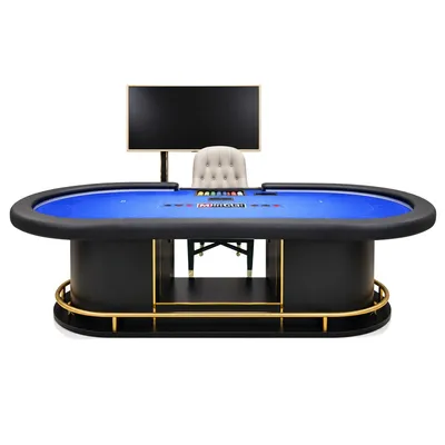 Professional Tournament-Grade Texas Poker Table with Custom Features
