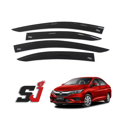 PMMA Window Rain Wind Deflector Car Visor Auto Accessories Fits 2015-2021 City