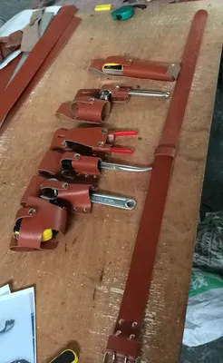 Scaffolders Leather Tool Belt Holder