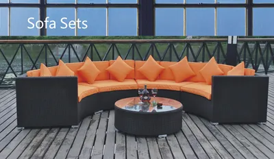 High Quality PE Rattan Sofa / PE Rattan Outdoor Furniture