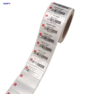 Sliver Pet Matt Printed Logo Label Warning Label