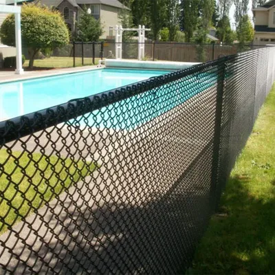 Hot-Dipped Galvanized or Powder Coated Chain Link Safety Fence Panels