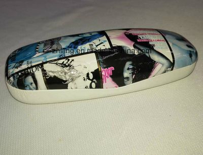 Metal Classical Optical Glasses Case Good PU Material