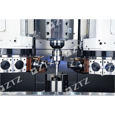 Various Materials Versatile CNC Double Turret Vertical Lathe