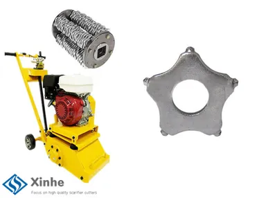 5PT Lamellen Cutters Scarifying Drum Accessories on Airtec Es-200 / Bef 275 / Trelawny Tfp 200/ Blastrac BMP265 Concrete Milling Machines and Floor Planers