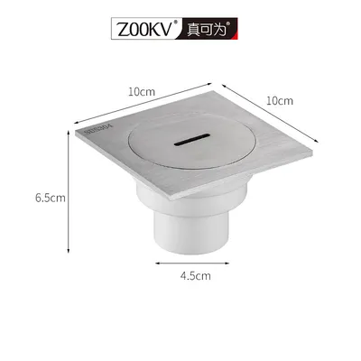 High Quality SUS304 Round Shape Outdoor Balcony Floor Drain Stainless Steel Cleanout Bathroom Shower Floor Drains