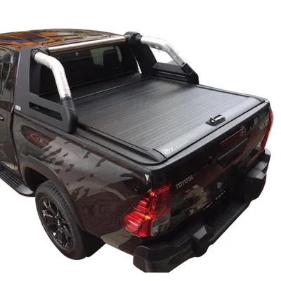 Zolionwil Accessories Heavy Duty Pickup Truck Bed Cover Roll Manual Roller Lid Cover for Toyota Hilux Vigo Revo