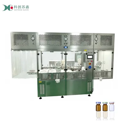Aseptic High Efficient Vial Liquid Injection Filling Stoppering Machine for Cosmetics Industry