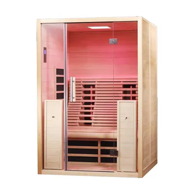 Premium Solid Wood Indoor Far Infrared Sauna for 3 People