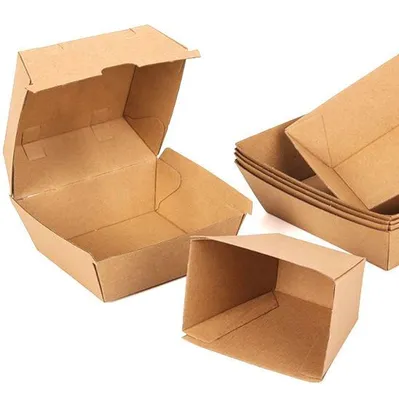 Paper Take out Container Food Box Paper Kraft Paper Cardboard Food Box