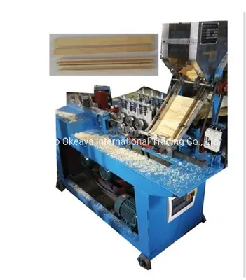 Automatic Wooden / Bamboo Round Stick Milling Making Machinery