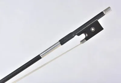 Handmade Large Plaid Carbon Fiber Violin Bow Slightly Hard