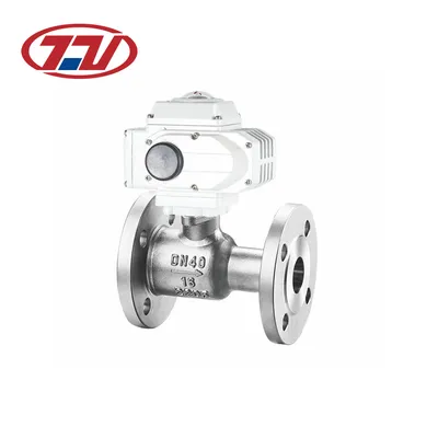 Stainless Steel 2PC Ball Valve Pneumatic Actuated Floating Flanged for Chemical Plant