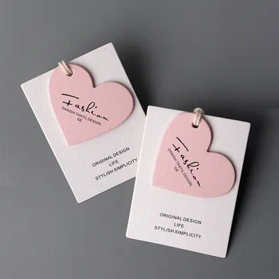 High Quality Factory Free Logo Design Custom Brand Name Clothing Swing Tags Garment Clothes Tags Labels Hang Tag for Clothing