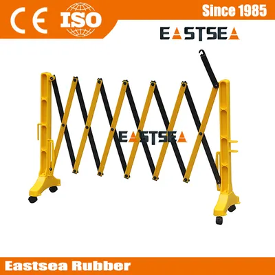 High Quality Yellow Light Expandable Metal Road Safety Barrier
