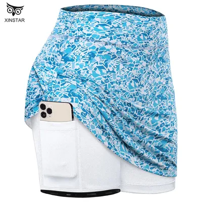 Women Quick Dry Tennis Skirt with Pockets