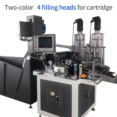 Cartridge Silica Gel Grease Super Glue Silicone Sealant Filling Capping Machine