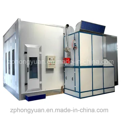 Hongyuan Automotive Spray Booth with Gas Burner Italy Riello Brand