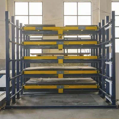 Strong Load-Bearing Capacity Smart Intelligent Pipe Storage Cantilever Pallet Rack