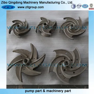 Sand Casting Replace ANSI Chemical Process Goulds 3196 Centrifugal Pump Impeller Incd4/316ss/Titanium