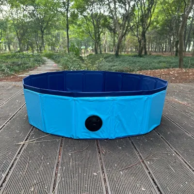 Collapsible Pet Swimming Pool for Dogs and Foldable Dog Pool
