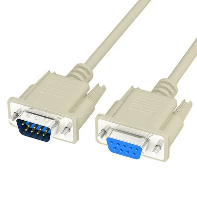 dB9 Serial Cable 9 Pins, RS232 Connection Cable Computer Monitor Data Cable, COM Port Engraving Machine Cross Direct Connection