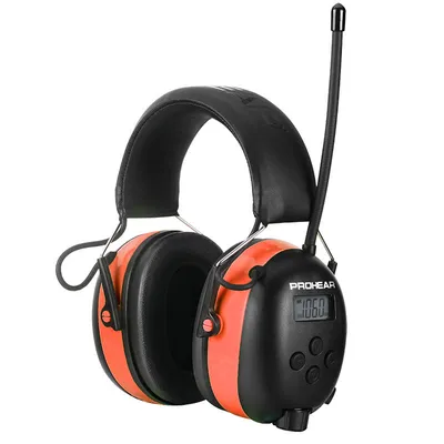 ZH EM033A Bluetooth Noise Cancelling DAB Headphones Radio Ear Defenders