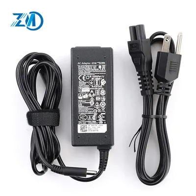 High Quality 65W 19.5V 3.34A Overvoltage Overcurrent Protection Laptop Charger Adapter for DELL