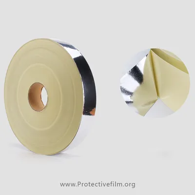 Pet Aluminium Coated Film Reflective Shading Laminate Tape Industrial Tape