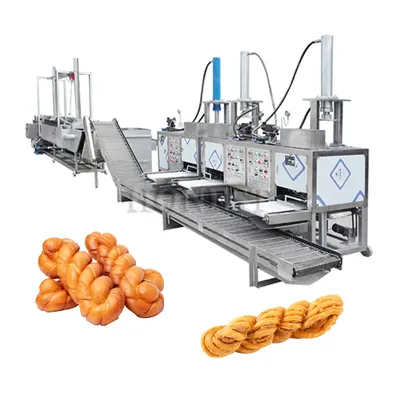 Electric Deep Fryer / Chinese Dough Twist Machine / Dough Divider Machine for Sale