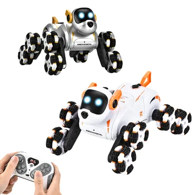 Vike 7726-1 2.4G 8-Wheel Multi-Function Dual RC Robot Dog