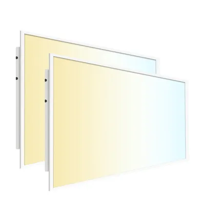 4pack ETL Dlc Premium Indoor Square 2X4FT Backlit LED Flat Panel Light AC120-277V 5 Power & 5CCT LED Panel Light for Commercial