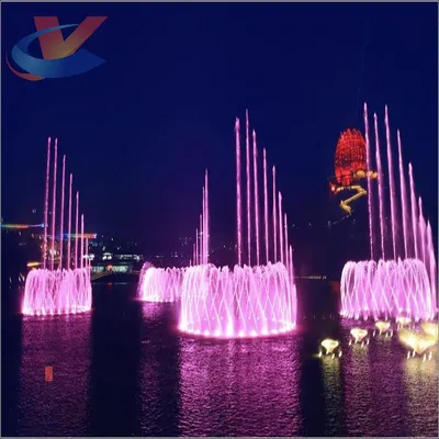 Outdoor Music Dancing Fountain Program Controller Square Dry Fountain