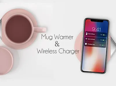 Wireless Charger with Mug Warmer