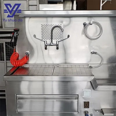 Stainless Steel 304 Funeral Equipment Wall Mounted Autopsy Sink