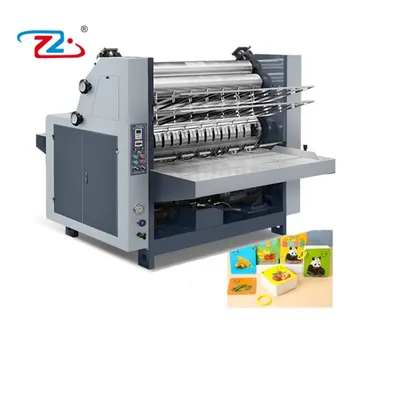New Product Ideas Adjustable Multifunctional Semi Automatic Cardboard Paper Pasting Machine for Carton Production