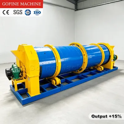 Rotary Stirring Granulator 3-10 T/H Dual-Use Organic Fertilizer Pelletizer Machine