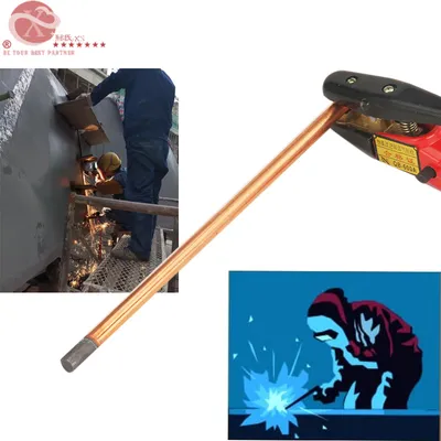 Air Carbon Arc Gouging Rods, for DC Electrode Carbon Rod 4-10mm, Copper Round Graphite Electrode Rod, for Welding