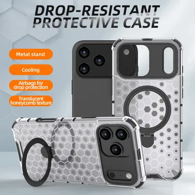 Luxury Drop Protection Wireless Charging Protector Cover for iPhone 17 PRO Max Shockproof Mobile Phone Case for iPhone 17 Air