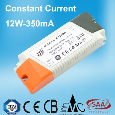 12W 350mA Constant Current LED Driver with TUV SAA CB
