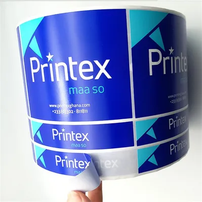 Custom Waterproof Transparent Labels on Rolls for Easy Printing Solutions