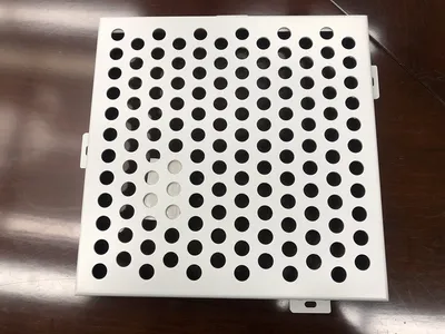 3mm Perforated Interior Aluminum Facade Sheet Hotel Internal Cladding
