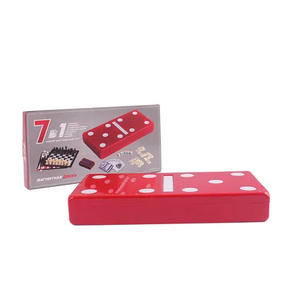 China Factory Indoor Classic Domino Magnetic Board Game Set for Family Fun