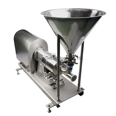 Hygienic Emulsifying Homogenizing Pump with Optional Baseplate