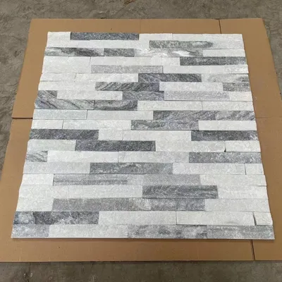 Pink/Grey/White/Black/Mixed Colors Quartzite Wall Panel Stack Stone