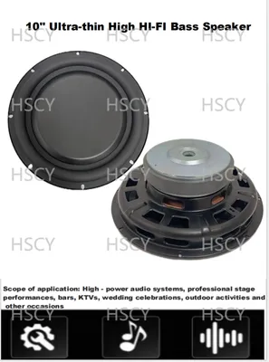 Ultra Thin Bluetooth Bass Speaker for Cars - Powerful Sound