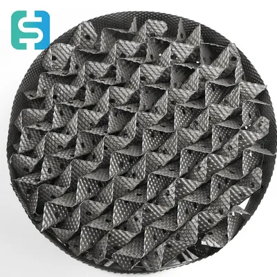 SS304L Metal Perforate Corrugated Plate Structured Packing